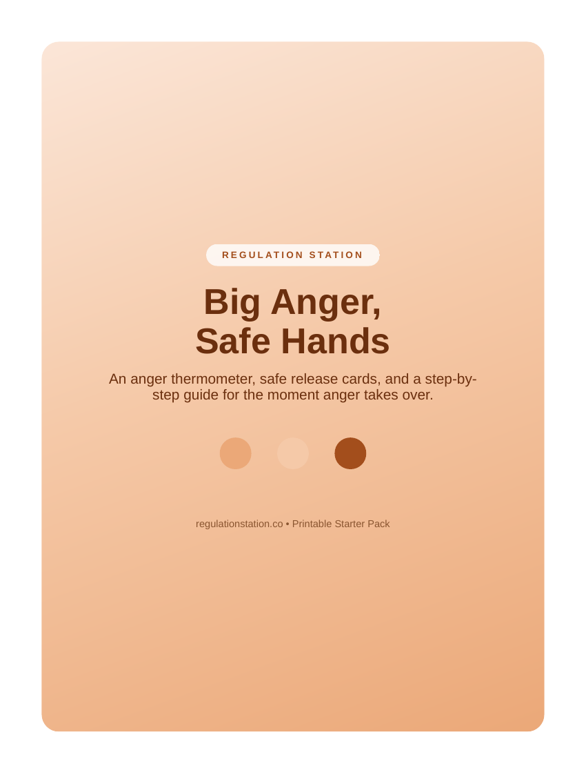 Big Anger, Safe Hands cover