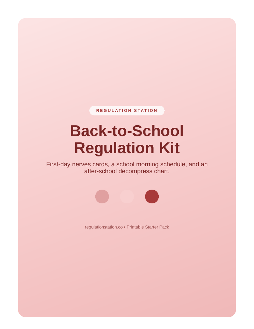 Back-to-School Regulation Kit cover
