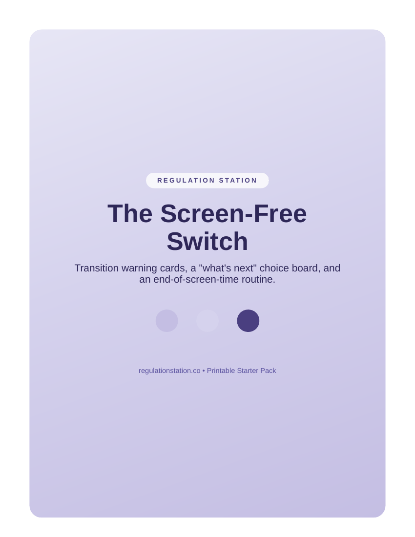 The Screen-Free Switch cover